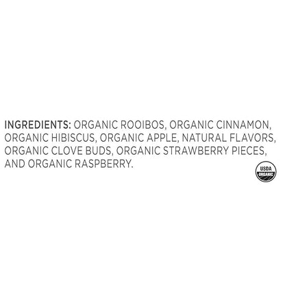 Tea Forte Harvest Apple Spice Premium Organic Loose Leaf Caffeine-Free Herbal Tea Blend Canister, Makes 35-50 Cups