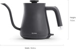 Load image into Gallery viewer, BALMUDA The Kettle | Electric Gooseneck Kettle | Lightweight | Stainless Steel | 0.6L (20fl oz) Capacity | Neon Light Indicator | Perfect for Tea and Coffee | US Version | Black