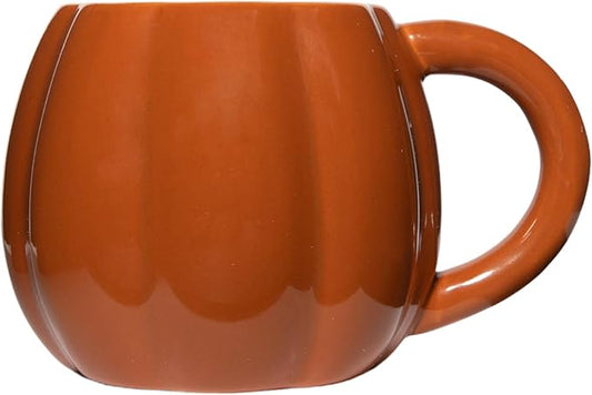 Sweet Water Decor Orange Pumpkin Coffee Mug - 19 oz Halloween Cup Dishwasher & Microwave Safe - Soothing Tea and Pumpkin Spice Latte - Ceramic