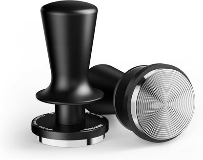 MHW-3BOMBER 49mm Espresso Tamper Tool, 2 Spring Loaded Coffee Tamper, Auto-Leveling Tamper Without Tilting,49.7mm Ripple Tamper, T7117T