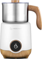 Load image into Gallery viewer, AMZCHEF 8-IN-1 Milk Frother and Steamer 550 Watts, 21 oz Split Stainless Steel Automatic Steamer, Milk's Warmer for Latte, Cappuccino, Hot and Cold Froth, Heated Milk, Hot Chocolate, Baby Food White