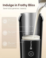 Load image into Gallery viewer, Maestri House Milk Frother, 3-in-1 Hot &amp; Cold Mik Frothing Steamer, 8.12OZ/240ML Touch Control Foam Maker, Compact Space-saving Design for Latte, Cappuccino and Warm Milk