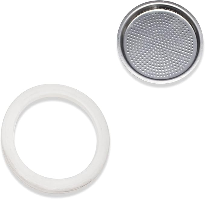 London Sip Stainless Steel Stovetop Espresso Maker Moka Pot Italian Coffee Percolator, Matte Black, Large (16.9 oz)