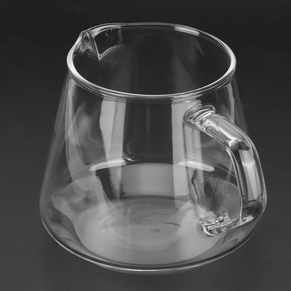 Glass Coffee Pot Server, 13.5oz Glass Coffee Carafe Manual Pour Over Coffee Maker Teapot Clear Water Kettle Pitcher for Brewing Coffee, Milk, Tea (13.5oz/400ml)