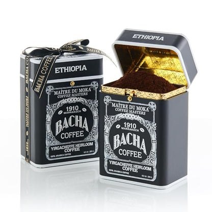 Bacha Coffee | Yirgacheffe Heirloom Single Origin Signature Nomad Collection, 100% Arabica Whole & Ground Beans Bundle