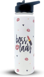 Load image into Gallery viewer, Brooke &amp; Jess Designs Boss Lady Tumbler - Best Boss Gifts for Women - Great Travel Water Bottle Gifts for Bosses, Coworkers, Mom, Christmas, Birthday