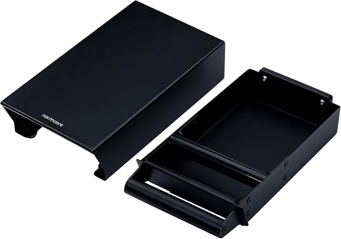 Normcore Espresso Knocker Drawer, Under Grinder Knock-out Drawer, Coffee Knock Box Drawer with Shock Absorbing Removable Knock Bar and Non-Slip Base, 304 Stainless Steel, Size: S