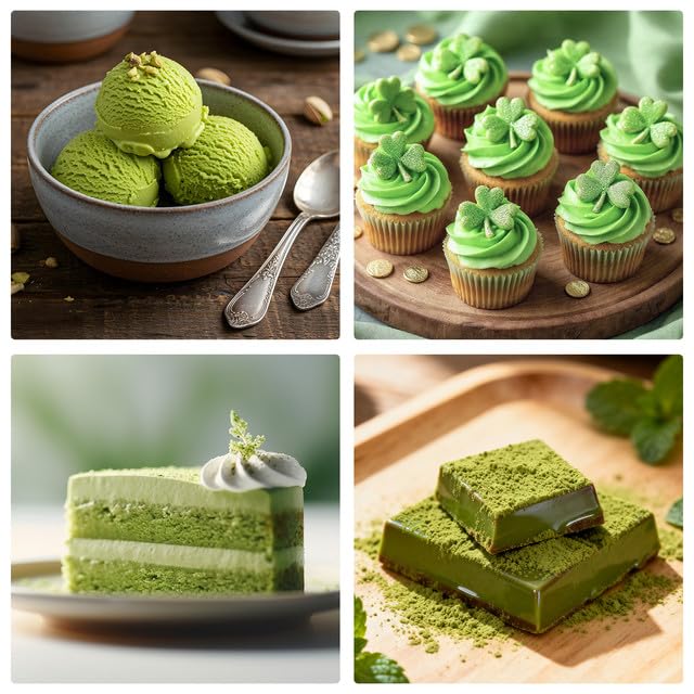 Eastign Ceremonial Matcha Powder Bulk Size (1lb/454g),Organic Ceremonial Grade Matcha,USDA Organic Matcha Tea Powder Latte,Perfect for Starbucks Latte, Shake, Smoothies & Baking& Gifts | Holiday Ready Tin