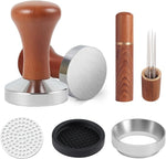 Load image into Gallery viewer, 51mm Espresso Accessories Kit,Wdt Tool Espresso,Solid Espresso Tamper,Coffee Puck Screen and Dosing Funnel,Silicone Tamper Mat,0.4mm Stainless Steel 6pin Espresso Stirrer,Barista Tools Espresso Kit