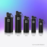 Load image into Gallery viewer, IRON °FLASK Camping &amp; Hiking Hydration Flask with Spout, Wide Mouth Insulated Stainless Steel Sports Water Bottle - 32 oz Day &amp; Night