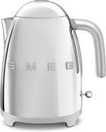 Load image into Gallery viewer, SMEG 50's Retro Style Electric Water Kettle with Automatic Shutoff, Removable Base, and Water Indicator, KLF03SSUS, Polished Stainless Steel