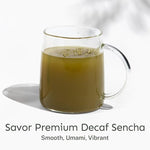 Load image into Gallery viewer, Yu Tea Decaf Organic Sencha Green Tea Powder, 100 Servings | Rich in Antioxidants, EGCG, &amp; L-Theanine | Pure Japanese First Harvest Leaf | Caffeine-Free &amp; Unsweetened | Resealable Pouch, 2.65 oz