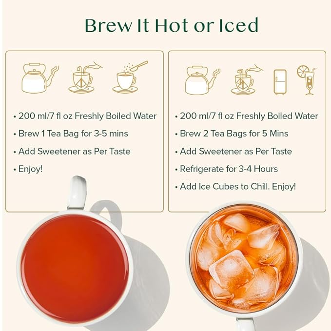 VAHDAM, English Breakfast Black Tea Bags (30 Count) High Caffeine | Strong, Robust & Flavoury | Individually Wrapped Pyramid Tea Bags | Full Bodied Black Tea Leaves