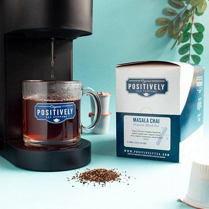 Organic Positively Tea Company, Masala Chai Black Tea, K-Cup Compatible, 24 Pods