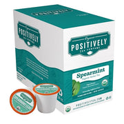 Organic Positively Tea Company, Spearmint Herbal Tea, K-Cup Compatible, 24 Pods