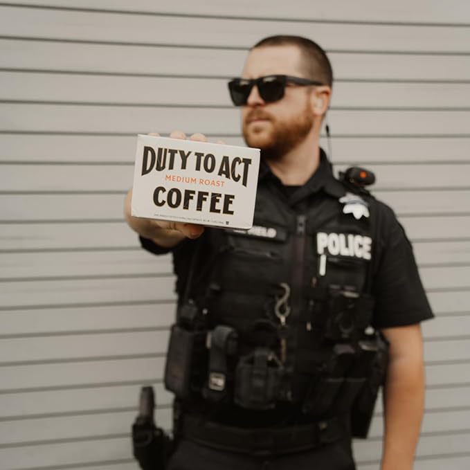 Duty to Act Dark Roast Coffee K-Cup, 12, 5.4 Ounce Pods (Pack of 6)