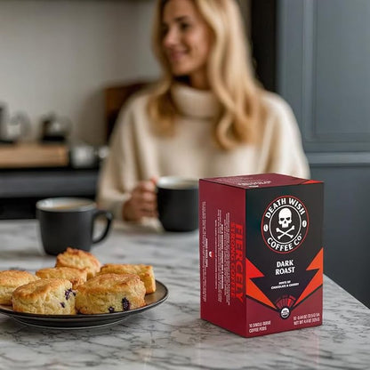 Death Wish Coffee, Dark Roast Pods 30 Count