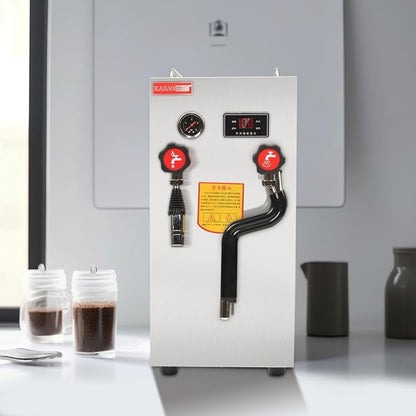 8L Milk Frother and Steamer, Commercial Milk Frother, Automatic Electric Milk Steamer for Latte Cappuccinos Macchiato