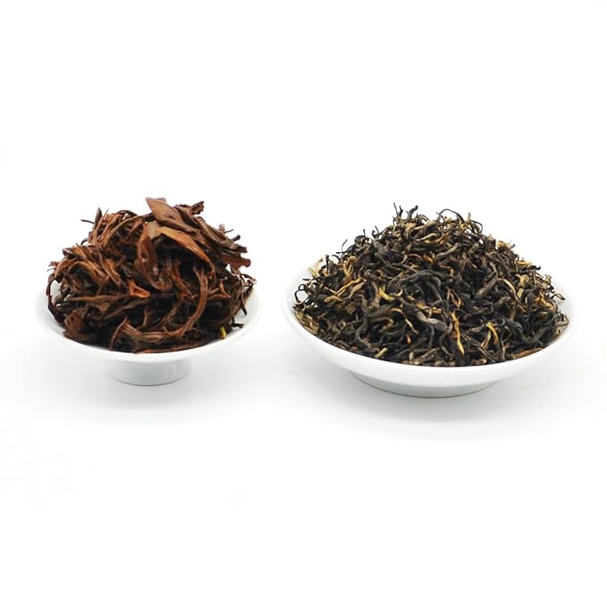 ChaWuWarmSun [B] FengQing DianHong Black Tea,3.5oz/100g,Loose Leaf,YunNan Big Leaf Arbor Tea. (Pack of 2)