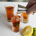 Load image into Gallery viewer, BCnmviku 2Pack Shot Glasses 65ML/2.2OZ Tequila Glasses Heavy Base Cordial Glasses