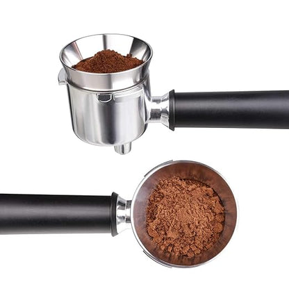 Stainless Steel Espresso Dosing Funnel Compatible with 51mm Portafilter