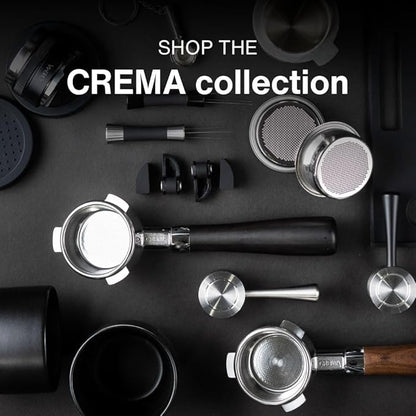 Crema Coffee Products Tamping Mat for Impress | Non-Slip Silicone Protection for Countertops & Portafilters | Precision Fit with Drip Tray & Vent Holes | Easy to Clean, Durable Espresso Tamping Pad
