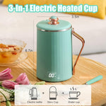 Load image into Gallery viewer, WOOLALA 110V Electric Kettle Stew Cup with Digital Screen, 450ML Small Slow Cooker Personal Health Cup - 7Mins Fast Boiling with Temperature Control, Timer for Home/Office/Travel