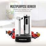 Load image into Gallery viewer, OVENTE Cordless Immersion Hand Blender, Rechargeable Handheld Portable Stick Mixer with 8 Mixing Speed Option, One-Touch Control and Stainless Steel Blades for Smoothies, Shakes or Soups, Black HR781B