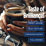 Load image into Gallery viewer, VitaCup Genius Instant Coffee Packets, Increase Energy &amp; Focus, Keto Coffee, Serve Hot or Cold Brew, MCT Oil, Turmeric, B Vitamins, D3, Bold &amp; Smooth,100% Arabica Coffee in Single Serve Sticks, 48 Ct