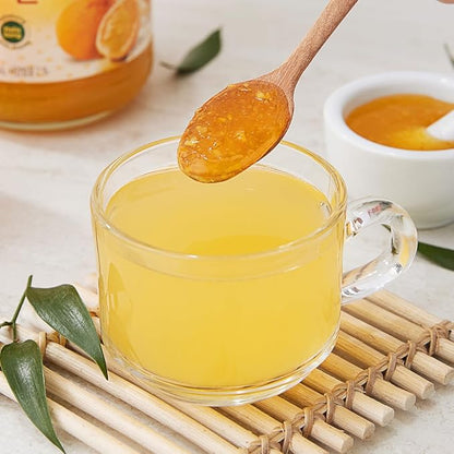 Damtuh Honey Jeju Hallabong Tangerine Preserves Tea – Natural Sweetness with Real Tangerine Slices, No Artificial Additives – Perfect for Tea, Jam, or Salad Dressing – 2.2lb 1000g