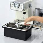 Load image into Gallery viewer, Espresso Knock Box, Stainless Steel Coffee Knock Box Large Capacity Coffee Pucks Container Espresso Machine Tool for Coffee Ground