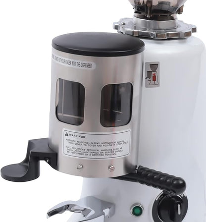 350 W Conical Burr Coffee Grinder, 1200g Commercial Espresso Coffee Grinder - Heavy Duty Cast Aluminum Body/Extra Wide Dosing Capability (US Stock)