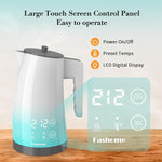 Load image into Gallery viewer, Electric Kettle Temperature Control, 304 Stainless Steel Interior, BPA-Free, 1.25L Hot Water Boiler, 1200W Kettle with Auto Shut-Off, Cordless Base (Blue Gradient)