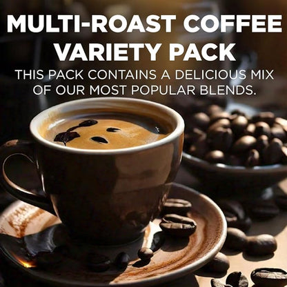 Maud's Family Pack Coffee Pods Variety Pack, 136 ct, 12 Assorted Flavors, Medium Roast Recyclable Single Serve Pods – 100% Arabica Coffee, Compatible with Keurig K Cups Maker