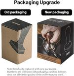 Load image into Gallery viewer, Coffee Tamper Espresso Press with Tamper Mat 304 Stainless Steel Flat Base Wooden Handle for Coffee Grounds Barista Espresso Machines Accessory (58MM)