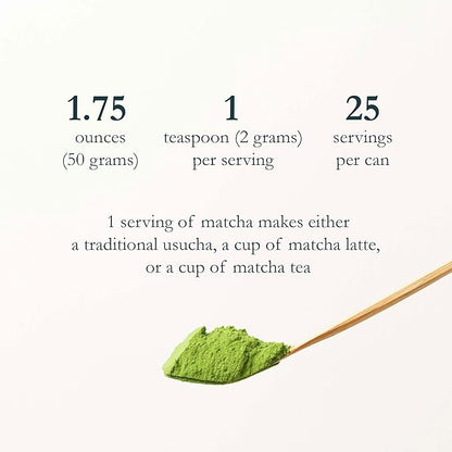 Naoki Matcha Organic Ceremonial First Spring Blend – Authentic Japanese First Harvest Ceremonial Grade Matcha Green Tea Powder from Kagoshima, Japan (50g / 1.75oz)