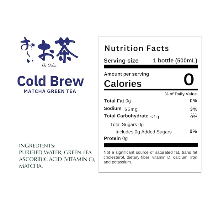 ITO EN Oi Ocha Matcha Green Tea Unsweetened, 16.9 Ounce Bottle (Pack of 12), Sugar Free
