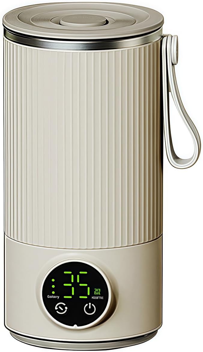 PANGBOER 4 In 1 Automatic Milk Frother And Steamers With Temperature Control For Lattes Macchiato Stainless Steel