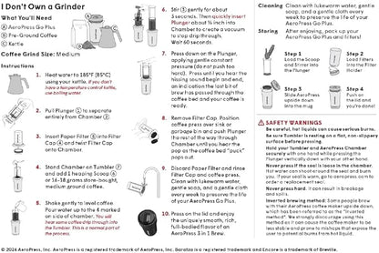 AeroPress Travel Coffee Press Kit - 3 in 1 brew method combines French Press, Pourover, Espresso - Full bodied coffee without grit or bitterness (Pink, Go Plus)