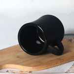 Load image into Gallery viewer, harebe Retro Coffee Mug Set of 4, 10 OZ Heavy Classic Ceramic Diner Cups Set with Handle for Coffee, Tea, Cocoa, Milk, Latte（Black）