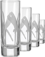 Load image into Gallery viewer, Rolf Glass Dragonfly Shot Glass | 2.5oz Engraved Glass Cordial | Elegant Spring Design | Lead-Free and Diamond-Wheel-Engraved | Made in the USA | Set of 4