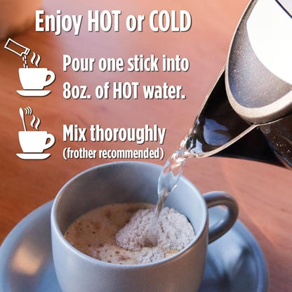 Maud's Dark Roast Decaf Instant Coffee, 24 ct, 100% Arabica Coffee, Instant Hot or Iced Coffee - Just add water