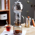 Load image into Gallery viewer, Ice Drip Coffee Maker,Cold Brew Coffee Makers Pot,20oz Cold Brew Tower Slow Drip Cold Brew Machine Borosilicate Glass Drip Coffee Machine for Household Pour Over (Transparent)