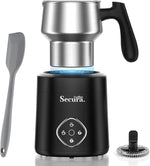 Load image into Gallery viewer, Milk Frother, 4-in-1 Electric Milk Steamer and Frother with Detachable Stainless Steel Jug - Automatic Hot/Cold Milk Warmer for Lattes, Hot Chocolate - Induction Heating, Dishwasher Safe