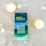 Load image into Gallery viewer, Door County Coffee Coconut Cupcake Flavored Whole Bean - 10 oz Bag - Medium Roast - 100% Specialty Arabica - Flavored Gourmet - Coconut Cupcakes