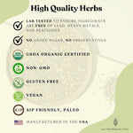 Load image into Gallery viewer, Detox Liver Tea - Herbal Debloat Blend - AIP Autoimmune Protocol Compliant - Whole 30, Paleo Friendly - Organic Cleansing Herbs with Dandelion Root, Ginger, Rooibos