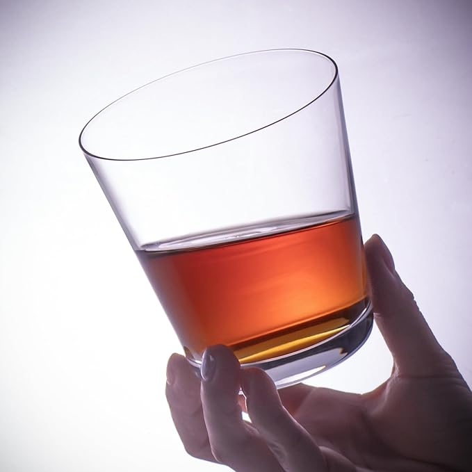 KAMMAK Shot Glasses Set of 2, 330ml/11.1oz Clear Espresso Shot Glass with Heavy Base for Bar Restaurants Home, Small Whiskey Shot Glass for Vodka, Whiskey, Tequila, Spirits & Liquors