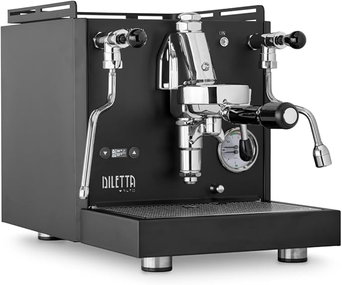 Diletta Alto Espresso Machine | Dual Boiler | PID | Shot Timer | Adjustable OPV | (Black)