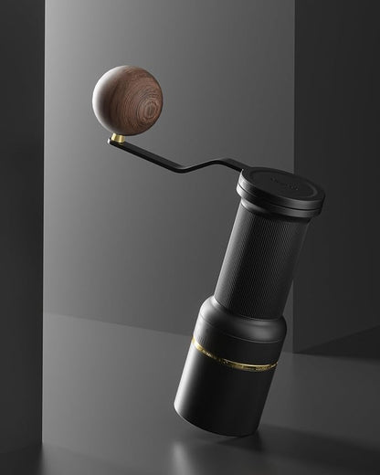 Cocinare ESSENCE GO B38 Ultra Manual Coffee Grinder – with Carrying Case Hand Grinder Capacity 30g, GhostEdge Ultra Burr & 80 Grind Settings, Perfect for Pour-over, Espresso, Cold Brew (Black)