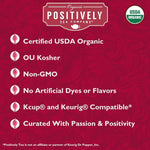 Load image into Gallery viewer, Organic Positively Tea Company, Hibiscus Herbal Tea, K-Cup Compatible, 96 Pods